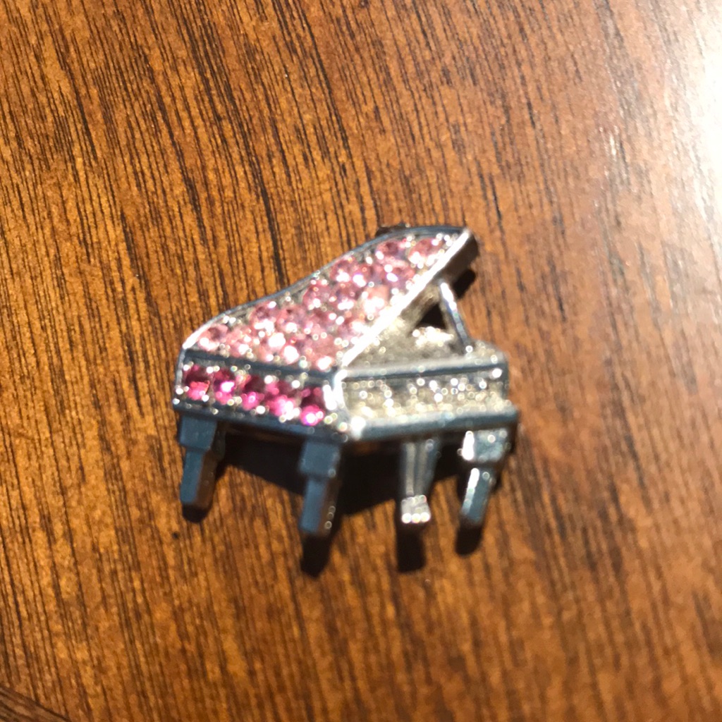 Piano Pendant Necklace